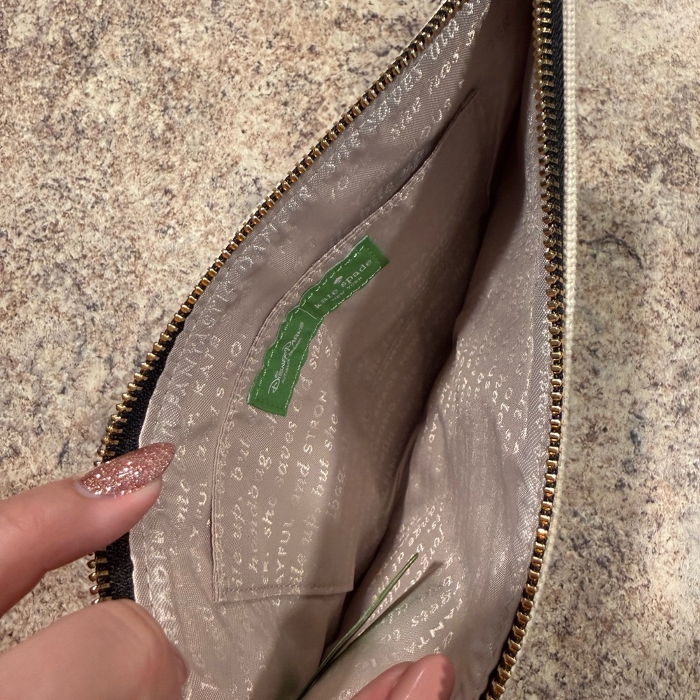 Kate Spade Disney Black and Cream Clutch - Picture 2 of 2